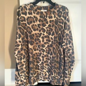 Cheetah print tunic boutique brand